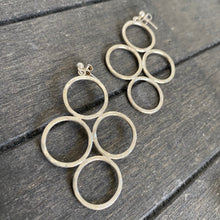 Load image into Gallery viewer, Nera Earrings – Bold Geometry in Handcrafted Silver