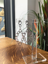 Load image into Gallery viewer, Large dangle silver earrings handmade