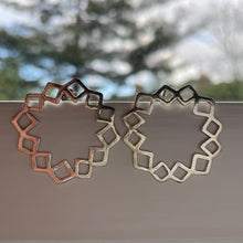 Load image into Gallery viewer, Helios silver stud earrings