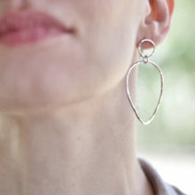 Load image into Gallery viewer, Silver Wave Earrings