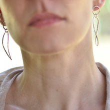Load image into Gallery viewer, Silver Wave Earrings