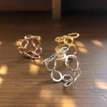 Load image into Gallery viewer, Handmade ring bands in silver and gold plated