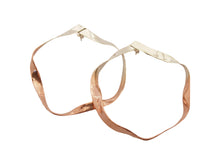 Load image into Gallery viewer, Semi rose gold plated Ribbons