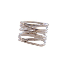 Load image into Gallery viewer, Wave ring in silver