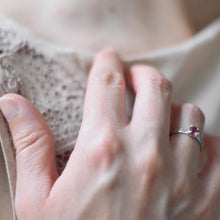 Load image into Gallery viewer, Sterling silver stackable gemstone rings