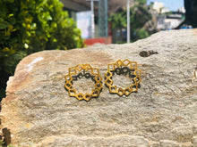 Load image into Gallery viewer, Helios silver stud earrings