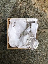 Load image into Gallery viewer, "Three Faces Of The Moon" Pendant in Silver