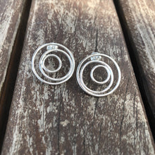 Load image into Gallery viewer, “Three faces of the Moon” earrings