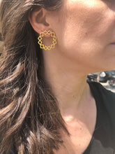 Load image into Gallery viewer, Helios silver stud earrings