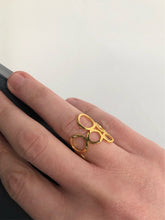Load image into Gallery viewer, Handmade ring band silver gold plated