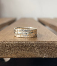 Load image into Gallery viewer, Stackable Sterling Silver Rings – 925 Silver Minimalist Ring Set (3 or 5)