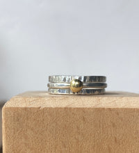 Load image into Gallery viewer, Stackable Sterling Silver Rings – 925 Silver Minimalist Ring Set (3 or 5)