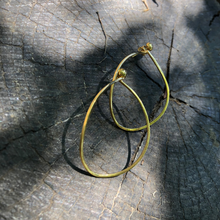 Load image into Gallery viewer, Teardrop Convertible Earrings – Recycled Sterling Silver &amp; Gold Plated Silver