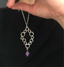 Load image into Gallery viewer, Dione necklace with amethyst