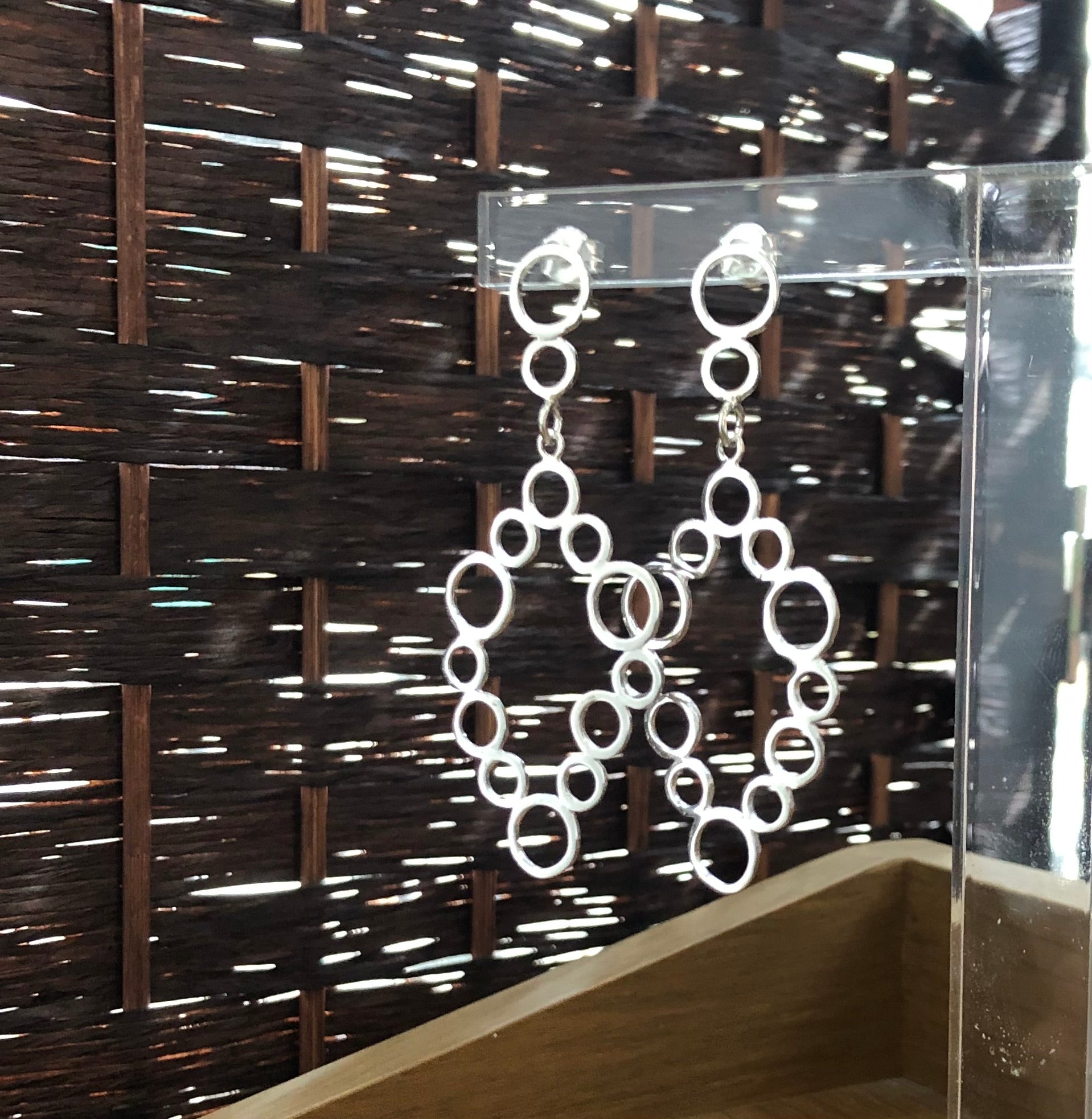 Dione earrings in sterling silver