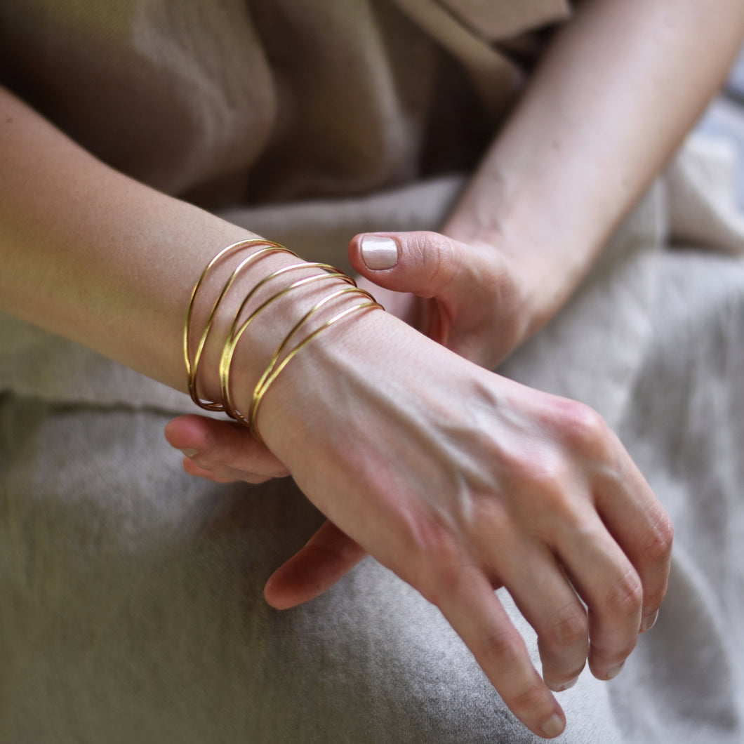 Buy Gold Bracelets & Bangles for Women by MYKI Online | Ajio.com